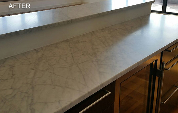 Marble Countertop Restored